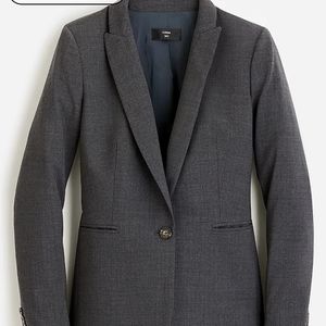 J. Crew Grey Parke Blazer in Italian Stretch Wool